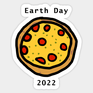 Earth Day 2022 Pizza Sticker